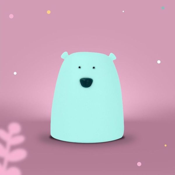 Mary's Led Lamp Bear Small - Blue