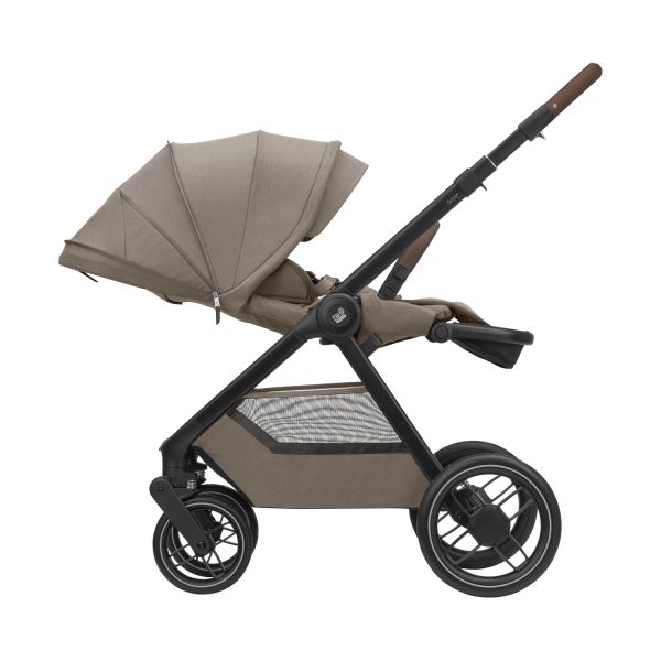 Maxi-Cosi Kinderwagen - Oxford Plus - Twillic Truffle (Dark Frame + Brown Leather) Maxi-Cosi Kinderwagen - Oxford Plus - Twillic Truffle (Dark Frame + Brown Leather)