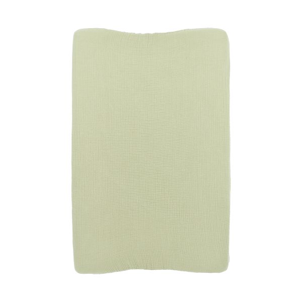 Meyco Baby Uni Aankleedkussenhoes - Soft Olive - 50x70 cm