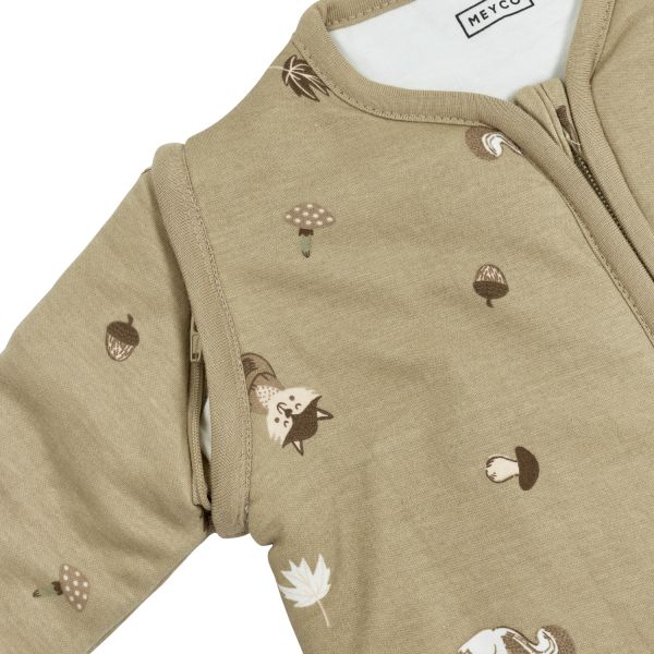 Meyco Slaapzak Winter Forest Animals Sand 60 cm
