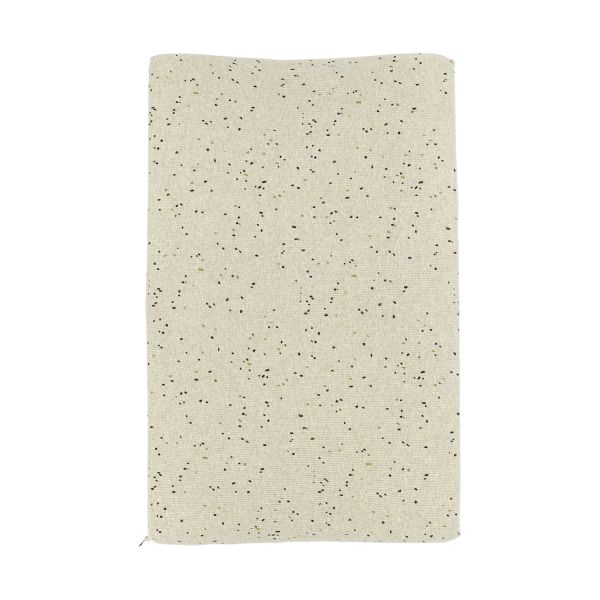Meyco Aankleedkussenhoes Rib Mini Spot Sand Melange 50 x 70 cm Meyco Aankleedkussenhoes Rib Mini Spot Sand Melange 50 x 70 cm