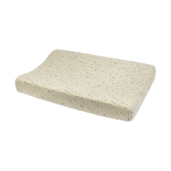 Meyco Aankleedkussenhoes Rib Mini Spot Sand Melange 50 x 70 cm Meyco Aankleedkussenhoes Rib Mini Spot Sand Melange 50 x 70 cm