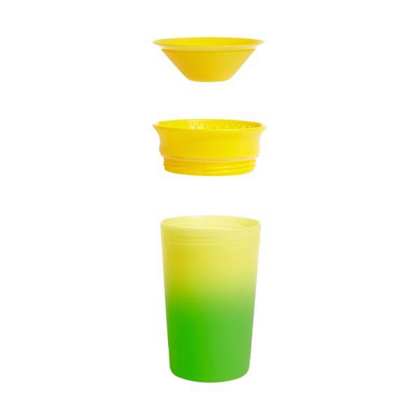 Munchkin Miracle 360 Trainer Changing Color Beker - 12mnd+ - 266ml - Yellow