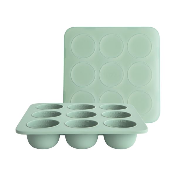Mushie Baby Food Freezer Tray - Cambridge Blue Mushie Baby Food Freezer Tray - Cambridge Blue