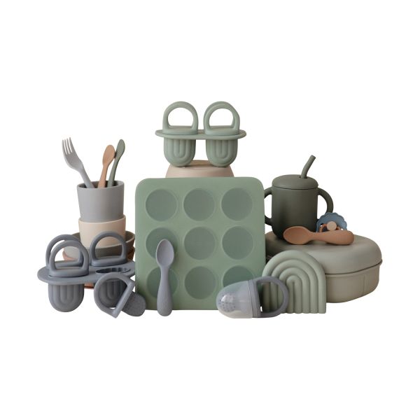 Mushie Ijsjes Tray Cambridge Blue Mushie Ijsjes Tray Cambridge Blue