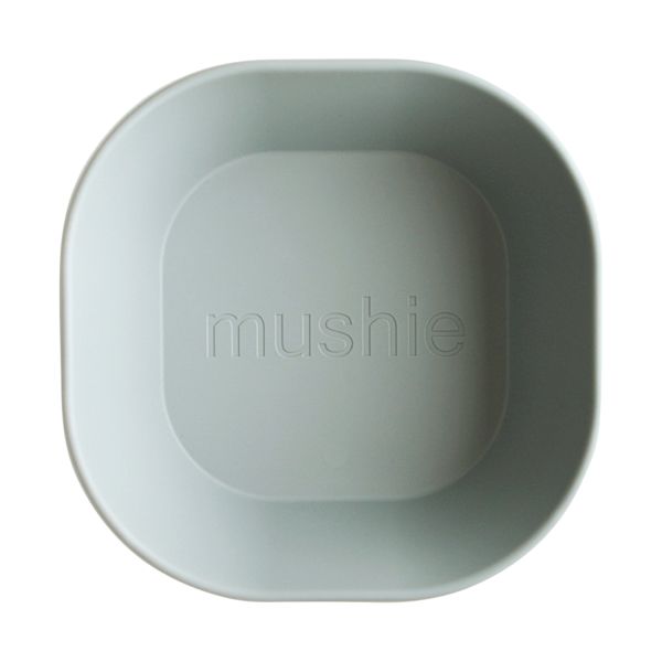 Mushie Square Kom - 2 Stuks - Sage