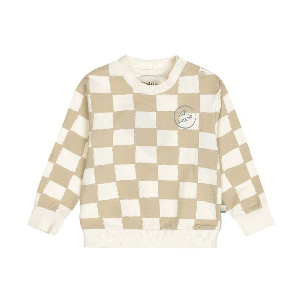 Dirkje Loose Fit Sweater - Maat 68 - Beige/Off-White Dirkje Loose Fit Sweater - Maat 68 - Beige/Off-White