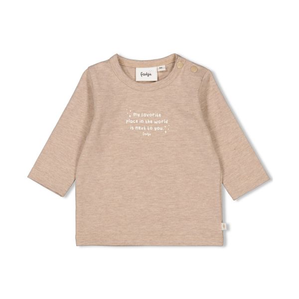 Feetje T-Shirt The Magic Is In You Taupe Melange 44