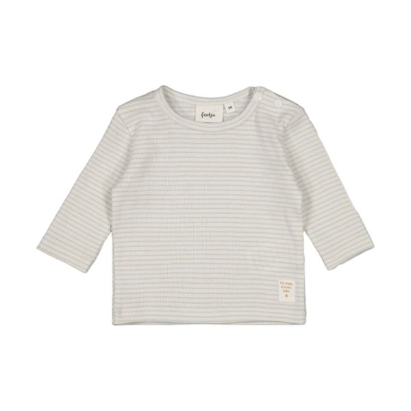 Feetje The Magic Is In You Longsleeve Rib Met Streep - Maat 44 - Blauw