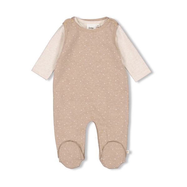 Feetje 2-Delig Boxpak Print The Magic Is In You Taupe Melange 50