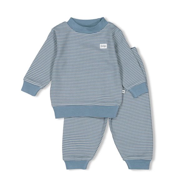 Feetje Pyjama Wafel Ijs Blauw 68