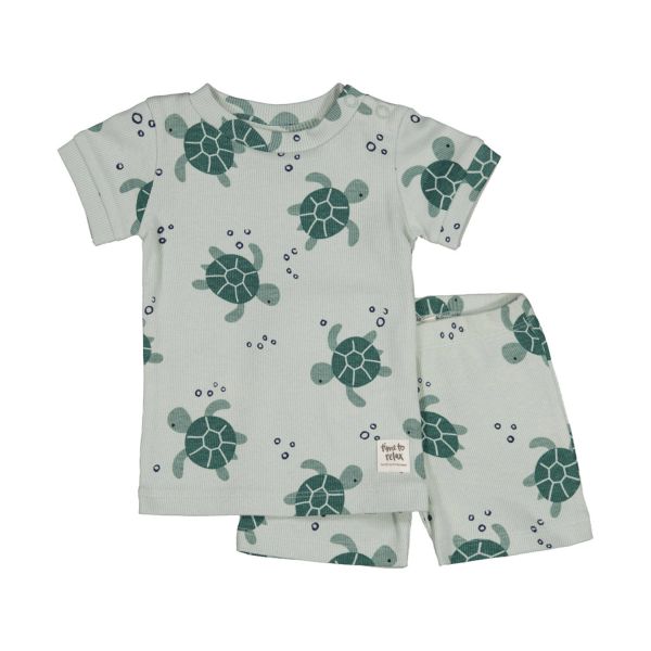 Feetje Premium Summerwear Shortama - Timmy Turtle - Mt. 80 - Mint Feetje Premium Summerwear Shortama - Timmy Turtle - Mt. 80 - Mint
