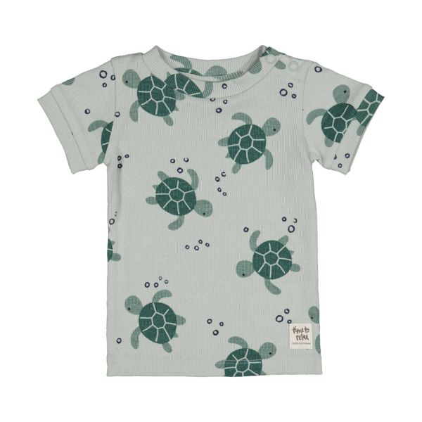 Feetje Premium Summerwear Shortama - Timmy Turtle - Mt. 74 - Mint