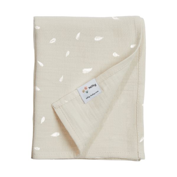 Nifty Hydrofiel doek - Vanilla Print - 70 x 70 cm Nifty Hydrofiel doek - Vanilla Print - 70 x 70 cm