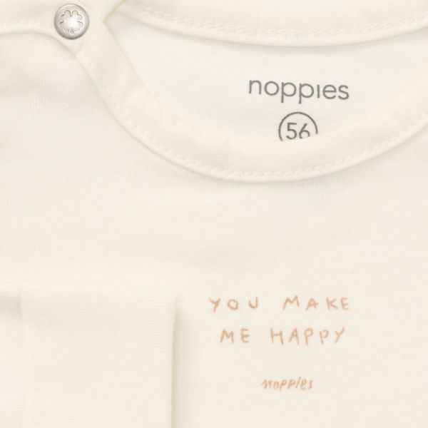 Noppies Neisse Shirt Met Lange Mouwen - Maat 50 - Egret 