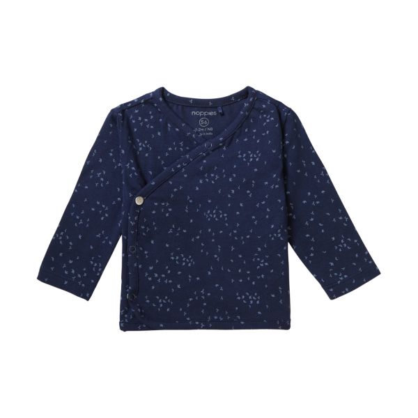 Noppies T-Shirt Overslag Nantes Print Black Iris 62