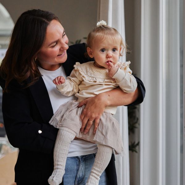 Dirkje Sweater Embroidery - Maat 80 - Offwhite