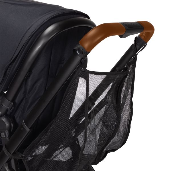Dubatti One E5 Kinderwagen 2-in-1 Black Frame Black/Cognac