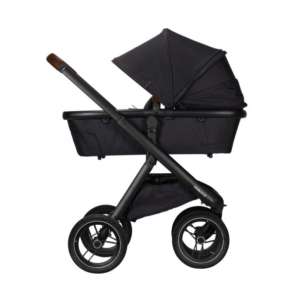 Dubatti One E5 Kinderwagen 2-in-1 Black Frame Black/Dark Brown Dubatti One E5 Kinderwagen 2-in-1 Black Frame Black/Dark Brown