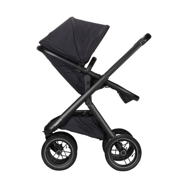 Dubatti One E5 Kinderwagen 2-in-1 Black Frame Black/Black Dubatti One E5 Kinderwagen 2-in-1 Black Frame Black/Black