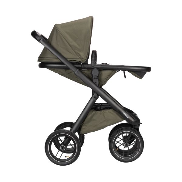 Dubatti One E5 Kinderwagen 2-in-1 Green Frame Black/Black Dubatti One E5 Kinderwagen 2-in-1 Green Frame Black/Black