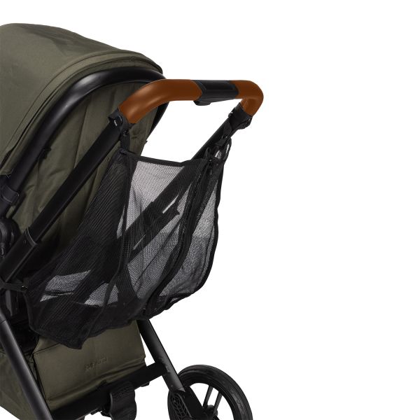 Dubatti One E5 Kinderwagen 2-in-1 Green Frame Black/Cognac Dubatti One E5 Kinderwagen 2-in-1 Green Frame Black/Cognac