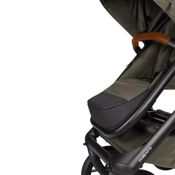 Dubatti One E5 Kinderwagen 2-in-1 Green Frame Black/Cognac Dubatti One E5 Kinderwagen 2-in-1 Green Frame Black/Cognac