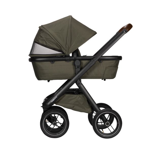 Dubatti One E5 Kinderwagen 2-in-1 Green Frame Black/Dark Brown Dubatti One E5 Kinderwagen 2-in-1 Green Frame Black/Dark Brown