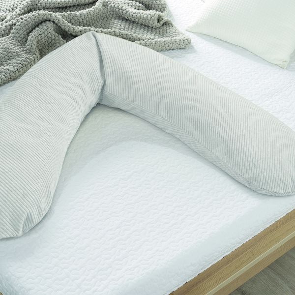 Theraline Original Voedingskussen Parelgrijs 170 x 34 cm