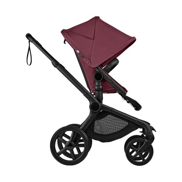 Bugaboo Fox 5 Renew Complete Kinderwagen - Black / Dark Cherry / Dark Cherry