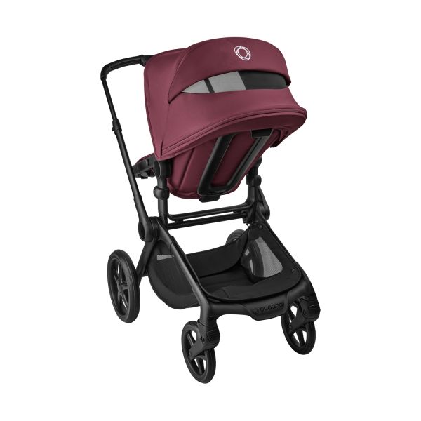 Bugaboo Fox 5 Renew Complete Kinderwagen - Black / Dark Cherry / Dark Cherry Bugaboo Fox 5 Renew Complete Kinderwagen - Black / Dark Cherry / Dark Cherry