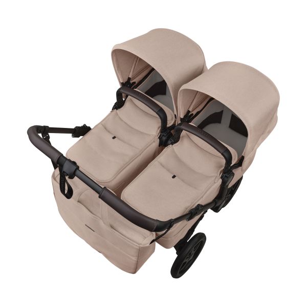 Bugaboo Donkey 6 Twin Essentiële Bundel - Black/Desert Taupe Bugaboo Donkey 6 Twin Essentiële Bundel - Black/Desert Taupe