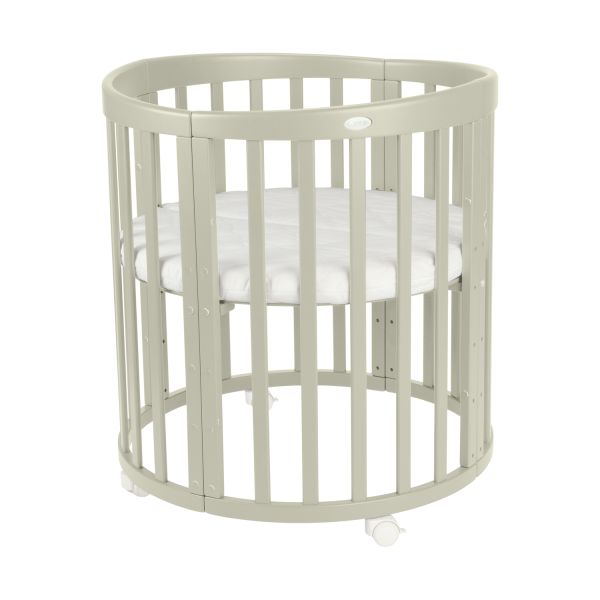 Waldin Oval Combibed 7‑in‑1 - Olive inclusief matras