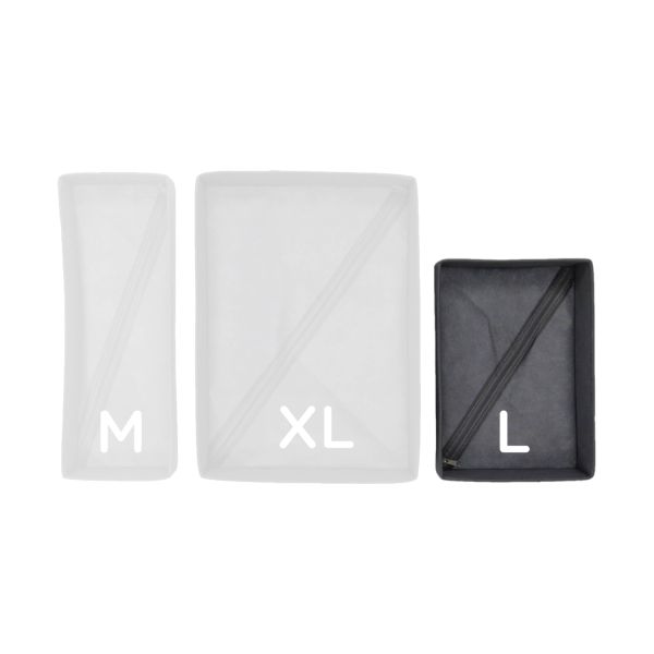 Puck Organizer - L - 26 x 18 x 10 cm - Donkergrijs