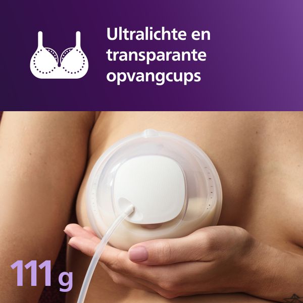 Philips Avent Borstkolf - Handsfree Enkelzijdig + Melkbewaarzakje Philips Avent Borstkolf - Handsfree Enkelzijdig + Melkbewaarzakje