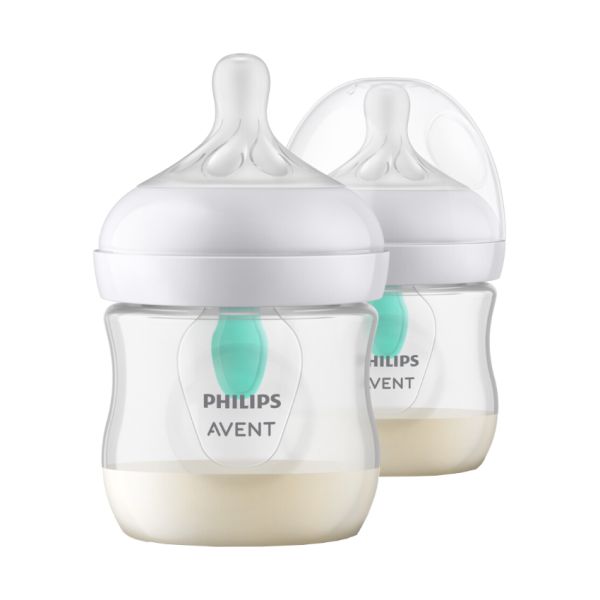 Philips Avent Fles Natural Response AirFree 125ml (2 stuks) Philips Avent Fles Natural Response AirFree 125ml (2 stuks)