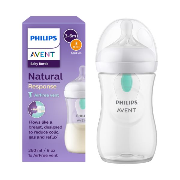 Philips Avent Fles Natural Response AirFree 260ml Philips Avent Fles Natural Response AirFree 260ml