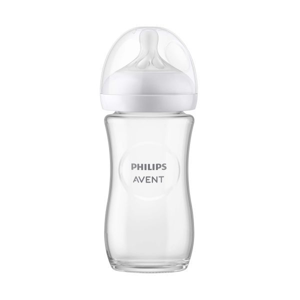 Philips Avent Fles Glas Natural Response 240ml Philips Avent Fles Glas Natural Response 240ml