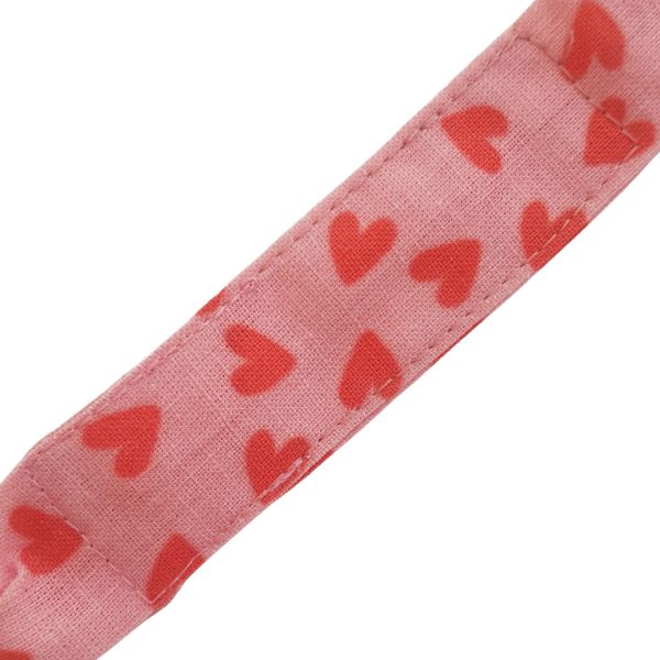 Chewies & More Speenkoord - Hartjes - Rood/Roze