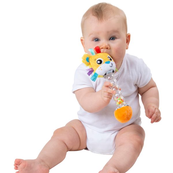 Playgro Safari Shaker Rain Rattle Stick