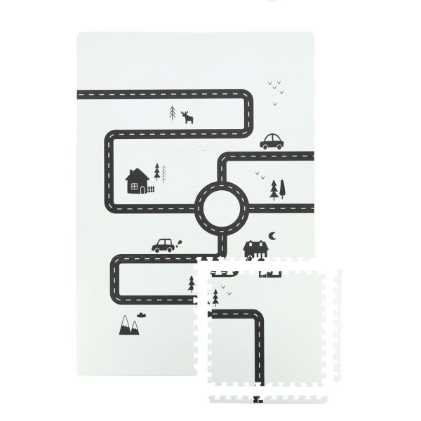 Puck Playmat Road - Sandy Black