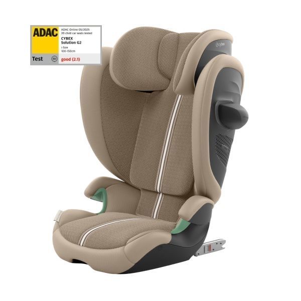 Cybex Autostoel Solution G2 I-FIX Plus Almond Beige - Beige Cybex Autostoel Solution G2 I-FIX Plus Almond Beige - Beige