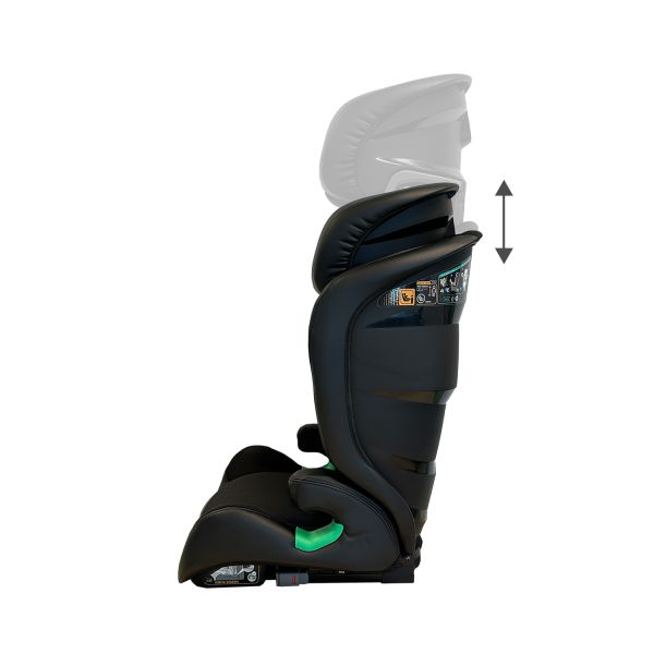 Puck Autostoel Enzo Leather Zwart I-size/Isofix