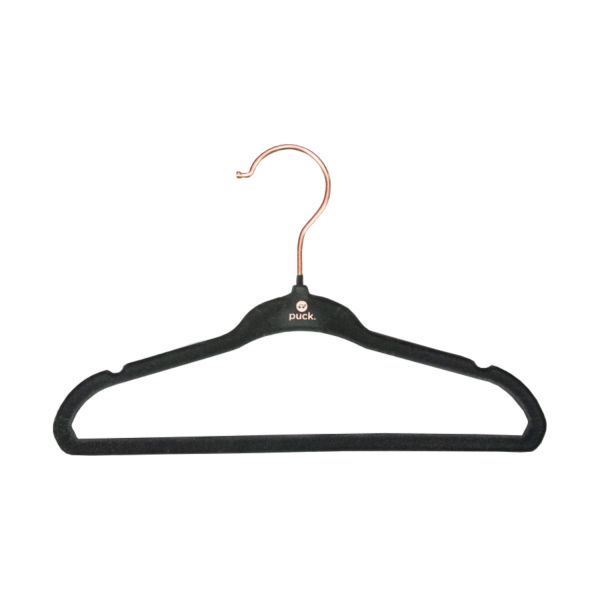 Puck Kledinghanger Velours Zwart (6 stuks) Puck Kledinghanger Velours Zwart (6 stuks)