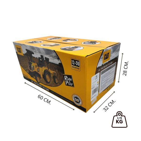 Puck loopauto tractor + aanhanger CAT Puck loopauto tractor + aanhanger CAT