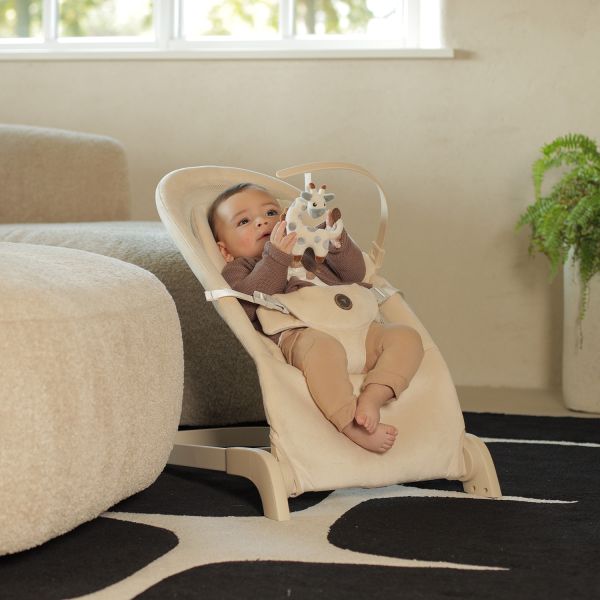 Qute Bouncer Q-Divan Ivory velvet Qute Bouncer Q-Divan Ivory velvet