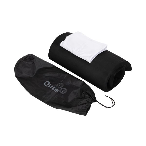 Qute Q-Matti Campingbedmatras Incl. Hoes Katoen Wit 3 cm Qute Q-Matti Campingbedmatras Incl. Hoes Katoen Wit 3 cm