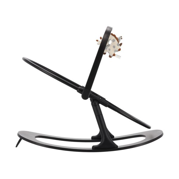 Qute Q-Sittle Newborn Rocker Black + Bekleding Black