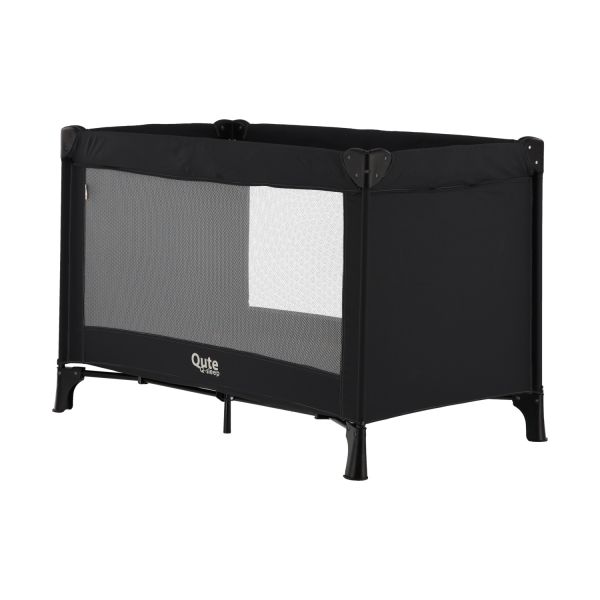 Qute Q-Sleep Campingbed Easyfold + Q-Matti Matras incl. Hoes - Ebony