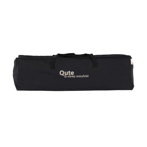 Qute Q-Sleep Campingbed Easyfold - Ebony Qute Q-Sleep Campingbed Easyfold - Ebony